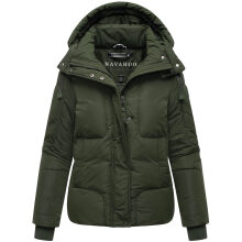 Navahoo Zauberlicht Damen Herbst Winter Steppjacke Dark Olive Gr&ouml;&szlig;e XXXL - Gr. 46