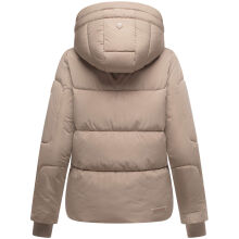 Navahoo Zauberlicht Damen Herbst Winter Steppjacke Taupe Grey Gr&ouml;&szlig;e S - Gr. 36