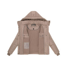 Navahoo Zauberlicht Damen Herbst Winter Steppjacke Taupe Grey Gr&ouml;&szlig;e S - Gr. 36