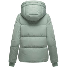 Navahoo Zauberlicht Damen Herbst Winter Steppjacke Smokey Mint Gr&ouml;&szlig;e L - Gr. 40