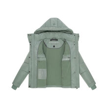 Navahoo Zauberlicht Damen Herbst Winter Steppjacke Smokey Mint Gr&ouml;&szlig;e L - Gr. 40
