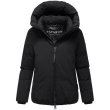 Navahoo Blütenlicht Damen Herbst Winter Jacke  Schwarz Größe M - Gr.38