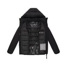 Navahoo Blütenlicht Damen Herbst Winter Jacke  Schwarz Größe M - Gr.38