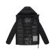 Navahoo Blütenlicht Damen Herbst Winter Jacke  Schwarz Größe M - Gr.38