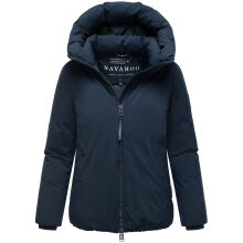 Navahoo Bl&uuml;tenlicht Damen Herbst Winter Jacke  Navy Gr&ouml;&szlig;e L - Gr.40