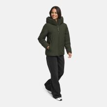Navahoo Blütenlicht Damen Herbst Winter Jacke  DarkOlive Größe XS - Gr.34