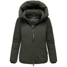 Navahoo Blütenlicht Damen Herbst Winter Jacke  DarkOlive Größe XS - Gr.34