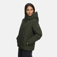 Navahoo Blütenlicht Damen Herbst Winter Jacke  DarkOlive Größe L - Gr.40