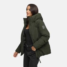 Navahoo Blütenlicht Damen Herbst Winter Jacke  DarkOlive Größe L - Gr.40