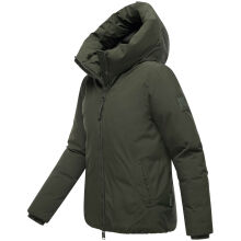 Navahoo Blütenlicht Damen Herbst Winter Jacke  DarkOlive Größe L - Gr.40