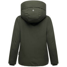 Navahoo Blütenlicht Damen Herbst Winter Jacke  DarkOlive Größe L - Gr.40