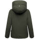 Navahoo Blütenlicht Damen Herbst Winter Jacke  DarkOlive Größe L - Gr.40