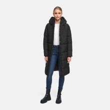 Marikoo Chumanii Damen Herbst Winter Steppmantel Parka lang Schwarz Gr&ouml;&szlig;e M - Gr.38
