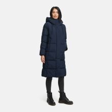 Marikoo Chumanii Damen Herbst Winter Steppmantel Parka lang Navy Größe XS - Gr.34