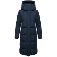 Marikoo Chumanii Damen Herbst Winter Steppmantel Parka lang Navy Größe XS - Gr.34