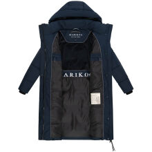 Marikoo Chumanii Damen Herbst Winter Steppmantel Parka lang Navy Größe XS - Gr.34