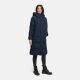 Marikoo Chumanii Damen Herbst Winter Steppmantel Parka lang Navy Größe XS - Gr.34