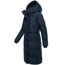 Marikoo Chumanii Damen Herbst Winter Steppmantel Parka lang Navy Größe S - Gr.36