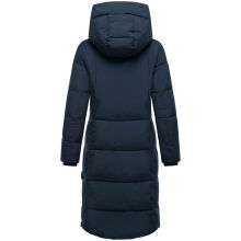 Marikoo Chumanii Damen Herbst Winter Steppmantel Parka lang Navy Größe S - Gr.36