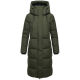 Marikoo Chumanii Damen Herbst Winter Steppmantel Parka lang DarkOlive Größe XS - Gr.34