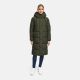 Marikoo Chumanii Damen Herbst Winter Steppmantel Parka lang DarkOlive Größe S - Gr.36
