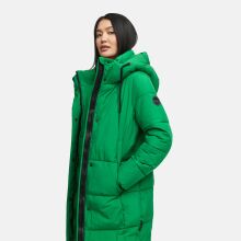 Marikoo Chumanii Damen Herbst Winter Steppmantel Parka lang SmaragdGreen Gr&ouml;&szlig;e S - Gr.36
