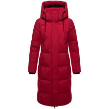 Marikoo Chumanii Damen Herbst Winter Steppmantel Parka lang DeepRed Größe S - Gr.36