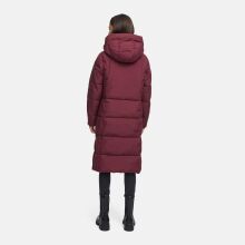 Marikoo Chumanii Damen Herbst Winter Steppmantel Parka lang Wine Gr&ouml;&szlig;e S - Gr.36