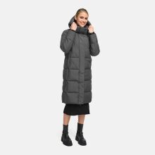 Marikoo Chumanii Damen Herbst Winter Steppmantel Parka lang Anthracite Größe XS - Gr.34