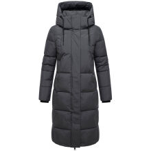 Marikoo Chumanii Damen Herbst Winter Steppmantel Parka lang Anthracite Größe XS - Gr.34