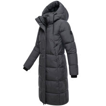 Marikoo Chumanii Damen Herbst Winter Steppmantel Parka lang Anthracite Größe XS - Gr.34