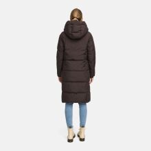 Marikoo Chumanii Damen Herbst Winter Steppmantel Parka lang Choco Größe XS - Gr.34