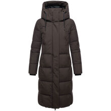 Marikoo Chumanii Damen Herbst Winter Steppmantel Parka lang Choco Größe XS - Gr.34