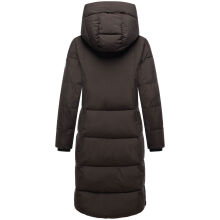 Marikoo Chumanii Damen Herbst Winter Steppmantel Parka lang Choco Größe XS - Gr.34