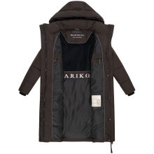 Marikoo Chumanii Damen Herbst Winter Steppmantel Parka lang Choco Größe XS - Gr.34