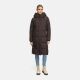 Marikoo Chumanii Damen Herbst Winter Steppmantel Parka lang Choco Größe XS - Gr.34
