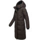Marikoo Chumanii Damen Herbst Winter Steppmantel Parka lang Choco Größe XS - Gr.34