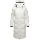 Marikoo Chumanii Damen Herbst Winter Steppmantel Parka lang Offwhite Größe XS - Gr.34