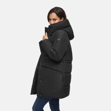 Marikoo Delilah Damen Herbst Winter Steppjacke Schwarz-Größe XS - Gr. 34