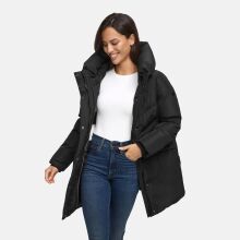 Marikoo Delilah Damen Herbst Winter Steppjacke Schwarz-Größe M - Gr. 38