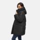 Marikoo Delilah Damen Herbst Winter Steppjacke Schwarz-Größe XXL - Gr. 44