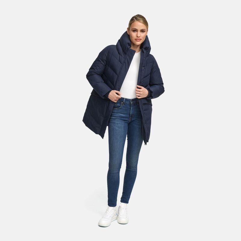 Marikoo Delilah Damen Herbst Winter Steppjacke Navy-Größe XS - Gr. 34