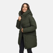 Marikoo Delilah Damen Herbst Winter Steppjacke DarkOlive-Größe XL - Gr. 42