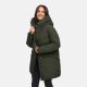 Marikoo Delilah Damen Herbst Winter Steppjacke DarkOlive-Größe XL - Gr. 42