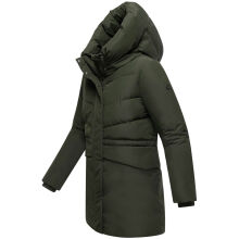 Marikoo Delilah Damen Herbst Winter Steppjacke DarkOlive-Größe XXL - Gr. 44