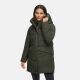 Marikoo Delilah Damen Herbst Winter Steppjacke DarkOlive-Größe XXL - Gr. 44