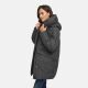 Marikoo Delilah Damen Herbst Winter Steppjacke Anthrazit-Größe XS - Gr. 34