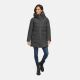 Marikoo Delilah Damen Herbst Winter Steppjacke Anthrazit-Größe XS - Gr. 34