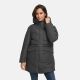Marikoo Delilah Damen Herbst Winter Steppjacke Anthrazit-Größe XS - Gr. 34