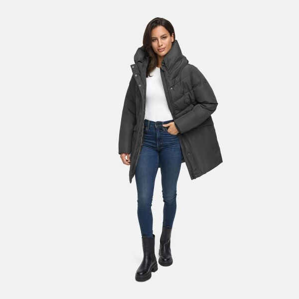 Marikoo Delilah Damen Herbst Winter Steppjacke Anthrazit-Größe S - Gr. 36
